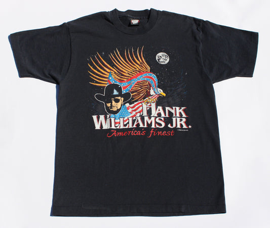 1990 Size Large Hank Williams Jr. "America's Finest" Tee Shirt
