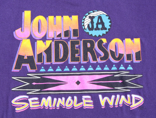 1990's Size Large John Anderson "Seminole Wind" Tee Shirt