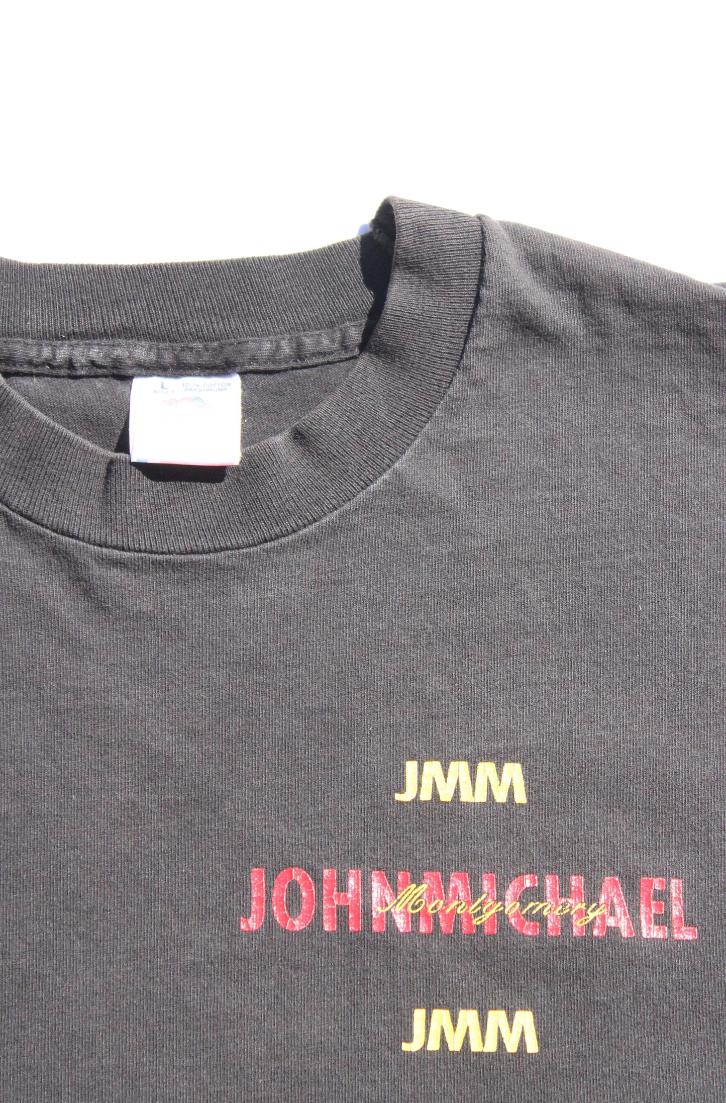 1993 Size Large John Michael Montgomery "JMM" Tee Shirt