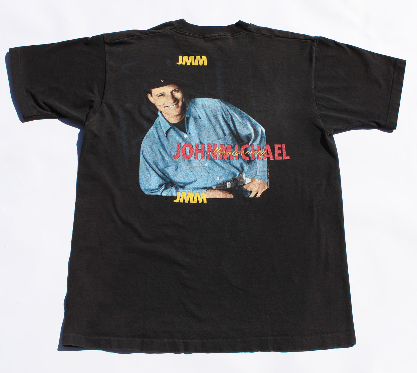 1993 Size Large John Michael Montgomery "JMM" Tee Shirt