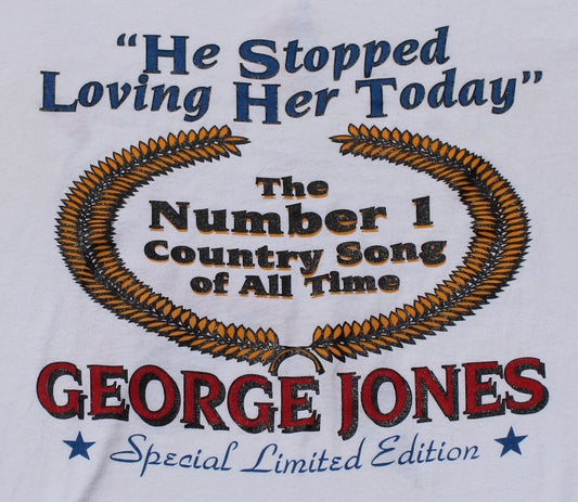 1990's Size XL George Jones "Number One Hit" Tee Shirt