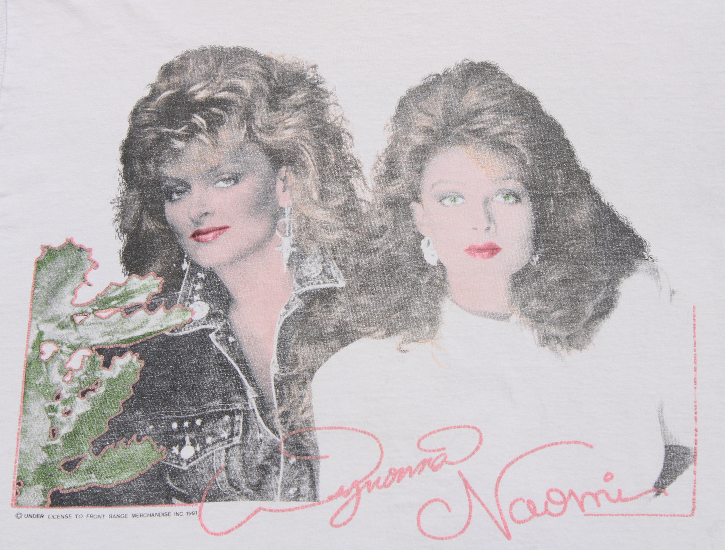 1991 Size XL The Judds "Farewell Tour" Tee Shirt