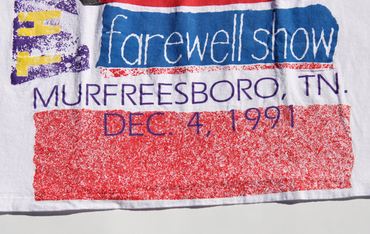 1991 Size XL The Judds "Farewell Show AOP" Tee Shirt