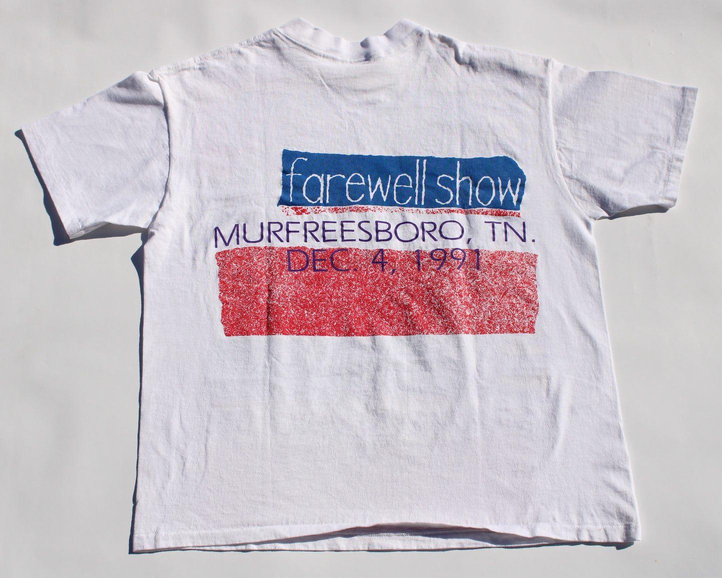 1991 Size XL The Judds "Farewell Show AOP" Tee Shirt