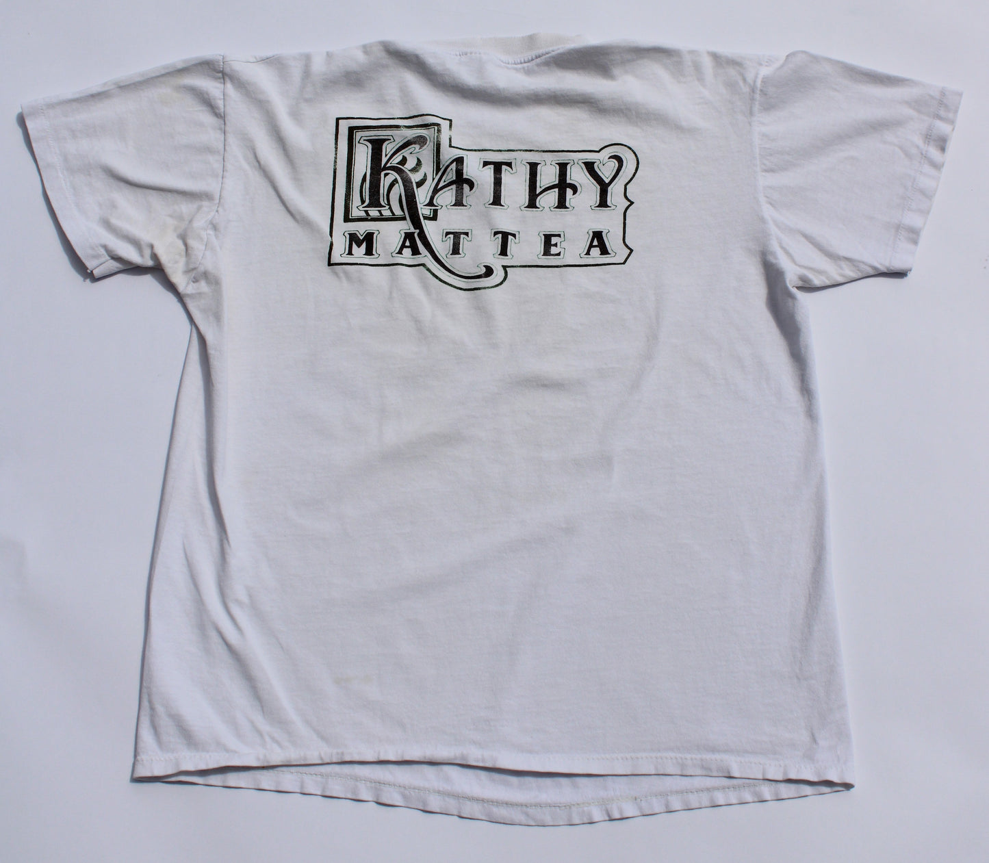 1980's Size Large Kathy Mattea "Face" Tee Shirt