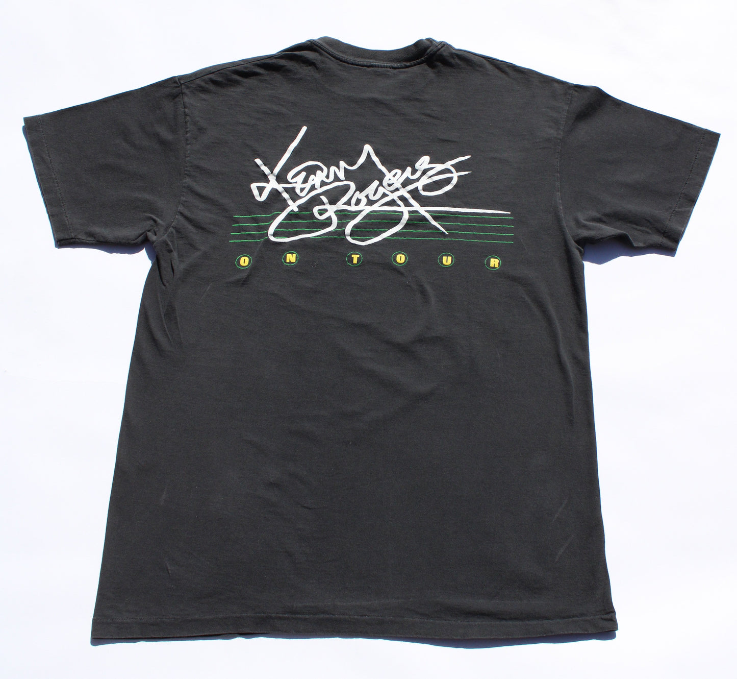 1991 Size Large Kenny Rogers "On Tour" Tee Shirt