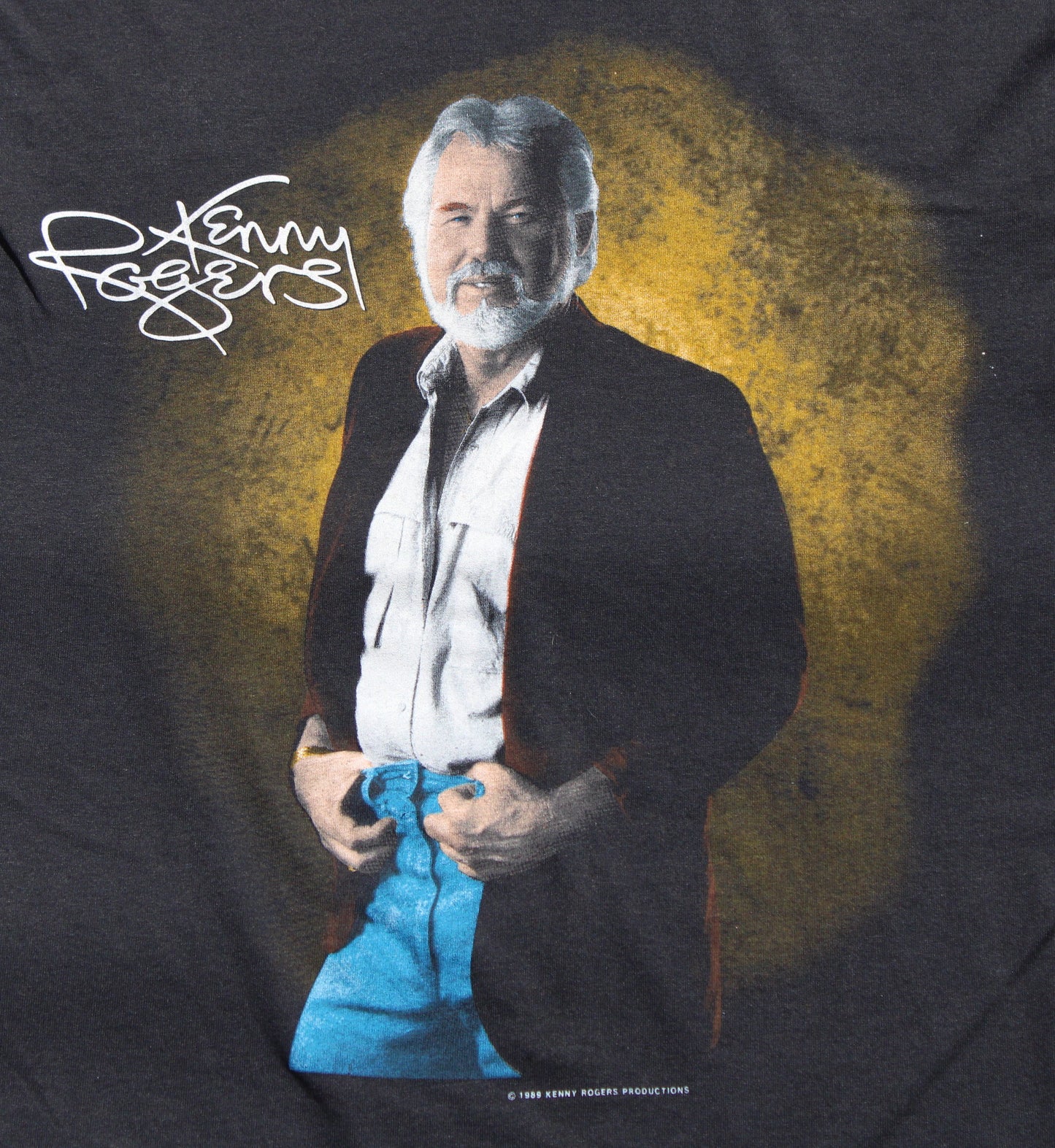 1989 Size Large Kenny Rogers "Pose" Tee Shirt