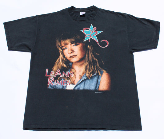 1996 Size XL Leann Rimes "Blue" Tee Shirt
