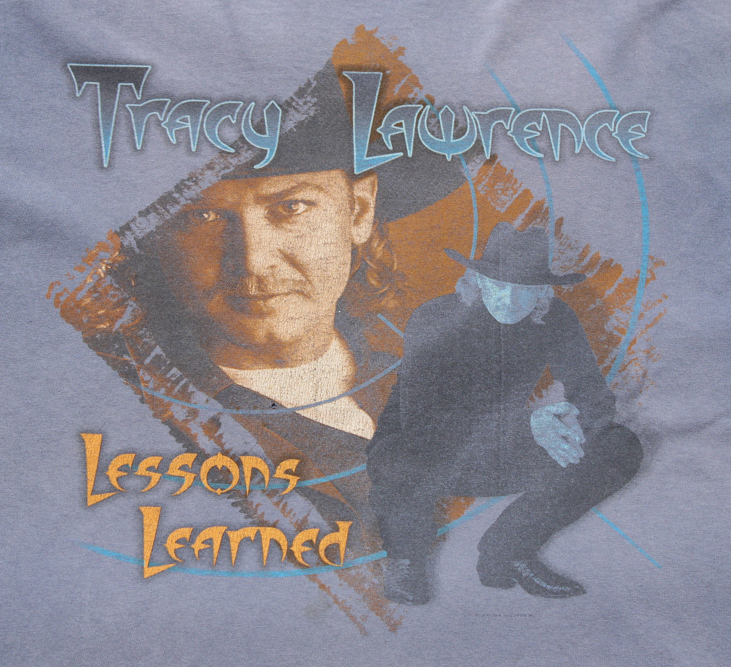 2000 Size Large Tracy Lawrence "Lessons Learned Tour" Tee Shirt