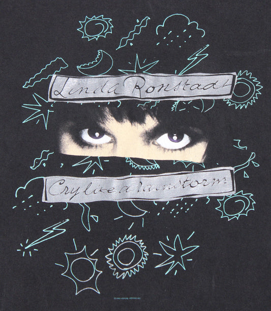 1990 Size Medium Linda Ronstadt "Cry Like A Rainstorm" Tee Shirt