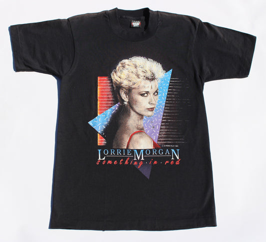 1991 Size Medium Lorrie Morgan "Something In Red" Tee Shirt