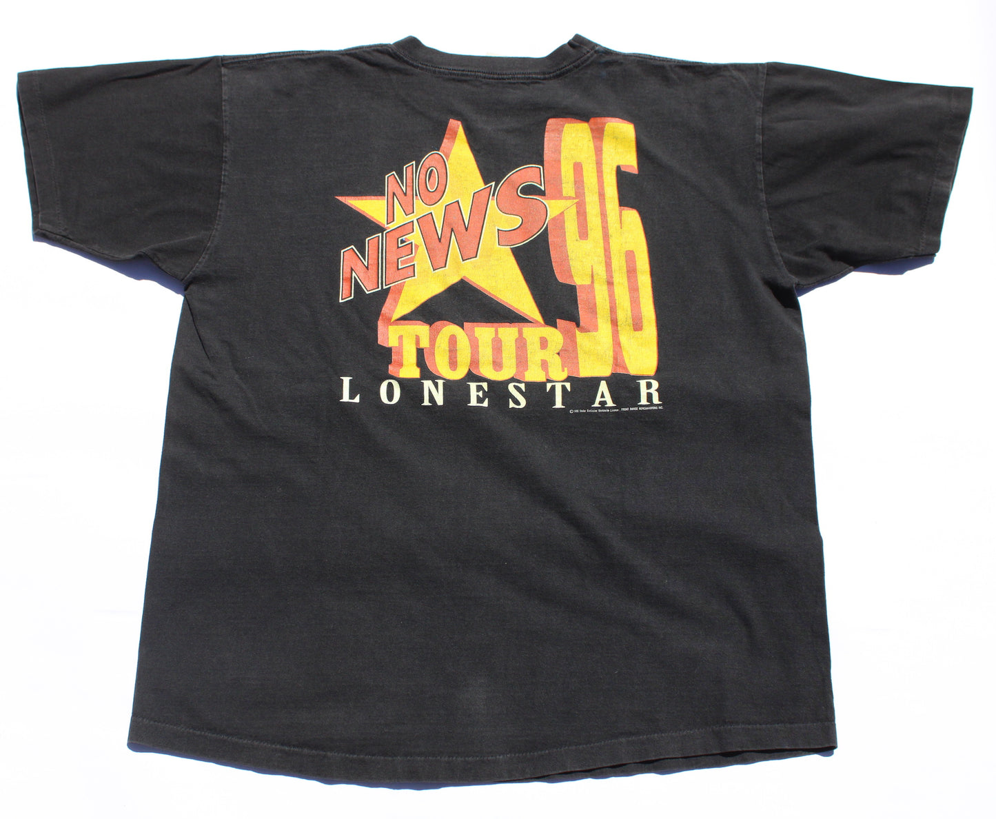 1995 Size XXL Lonestar "No News Tour" Tee Shirt