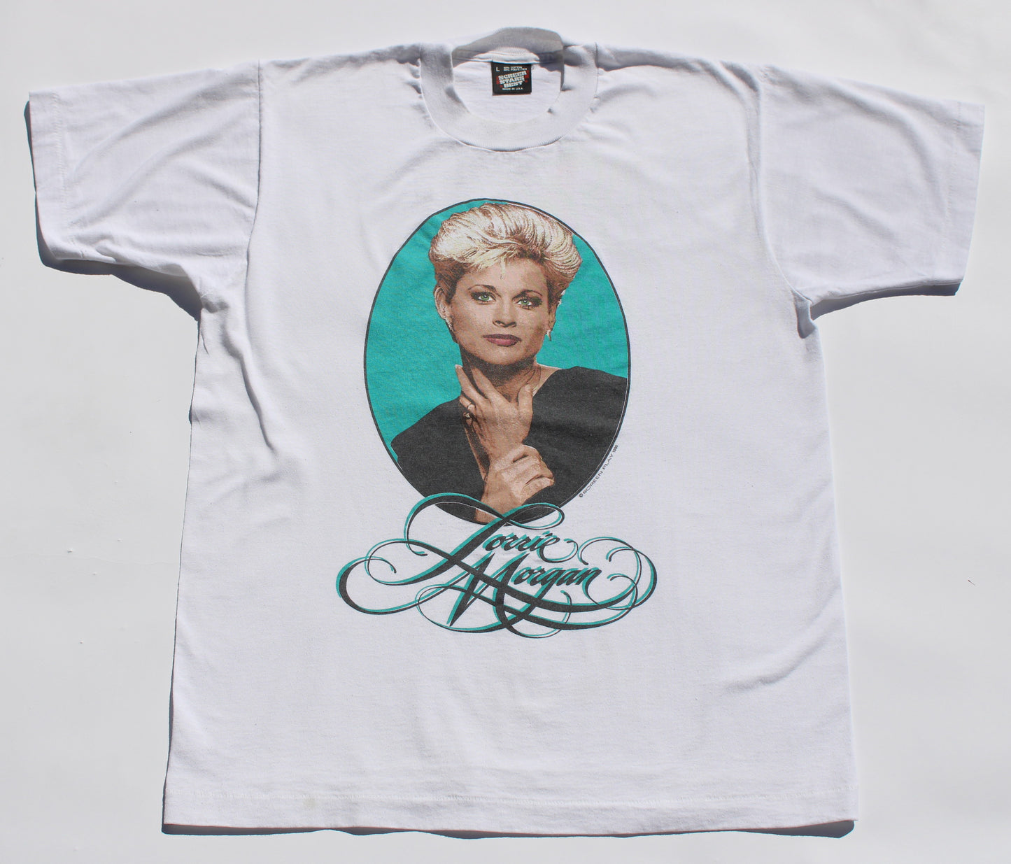 1990 Size Large Lorrie Morgan "Portrait" Tee Shirt