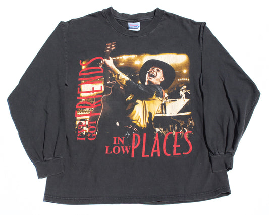 1996 Size Medium Garth Brooks "Blame It All On My Roots" Long Sleeve Shirt