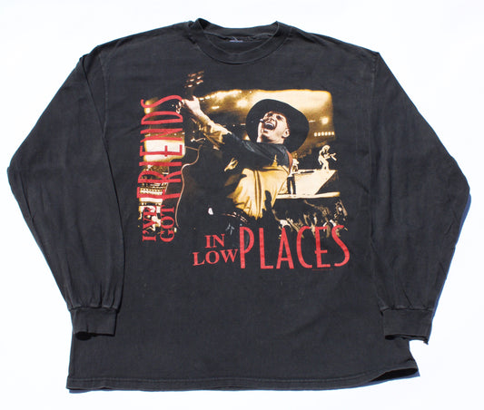 1996 Size XL Garth Brooks "Blame It All On My Roots" Long Sleeve Shirt