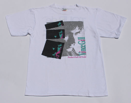 1991 Size Medium Vince Gill "Pocket Full Of Gold" Tee Shirt