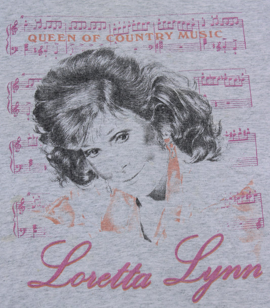 1990's Size XL Loretta Lynn "Queen Of Country Music" Tee Shirt