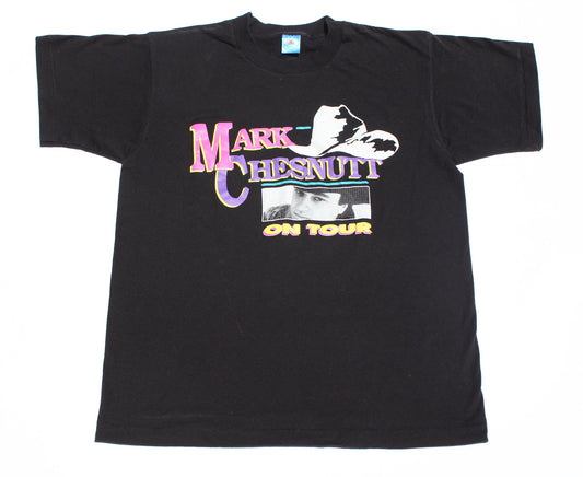 1990's Size Large Mark Chesnutt "On Tour" Tee Shirt
