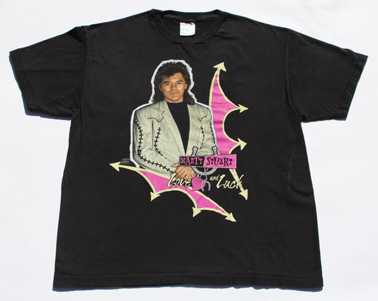 1994 Size XL Marty Stuart "Love and Luck Tour" Tee Shirt