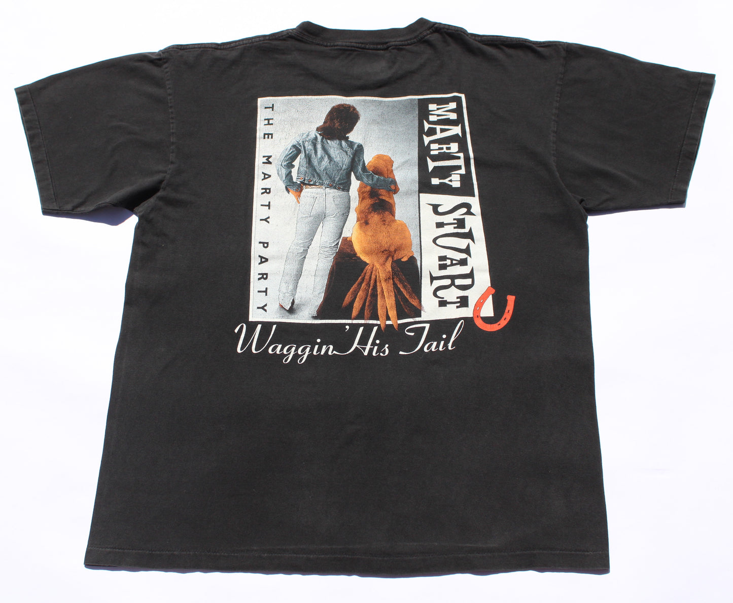 1995 Size XL Marty Stuart "Hound Dog" Tee Shirt