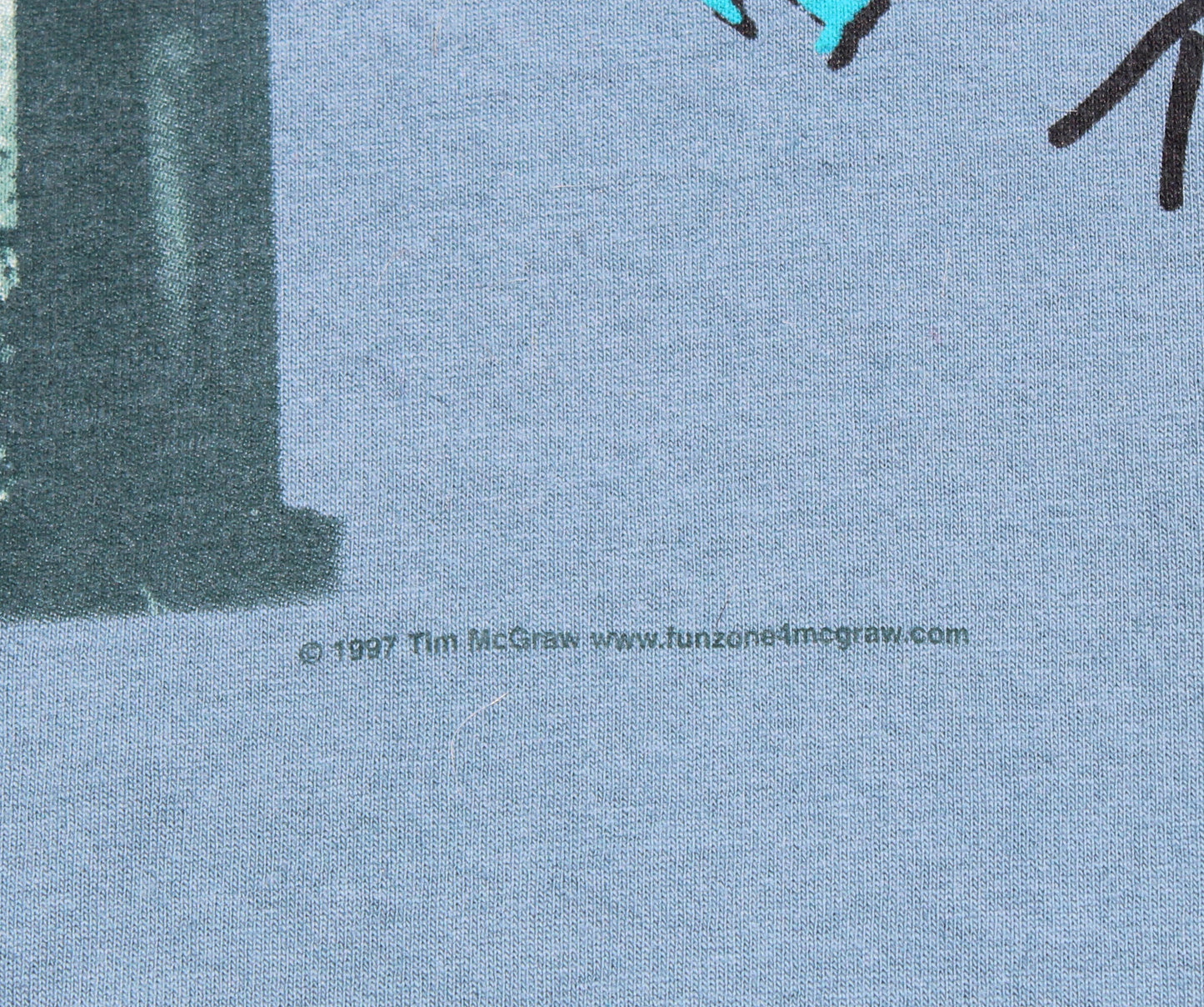 1997 Size Large Tim McGraw "Faces" Tee Shirt