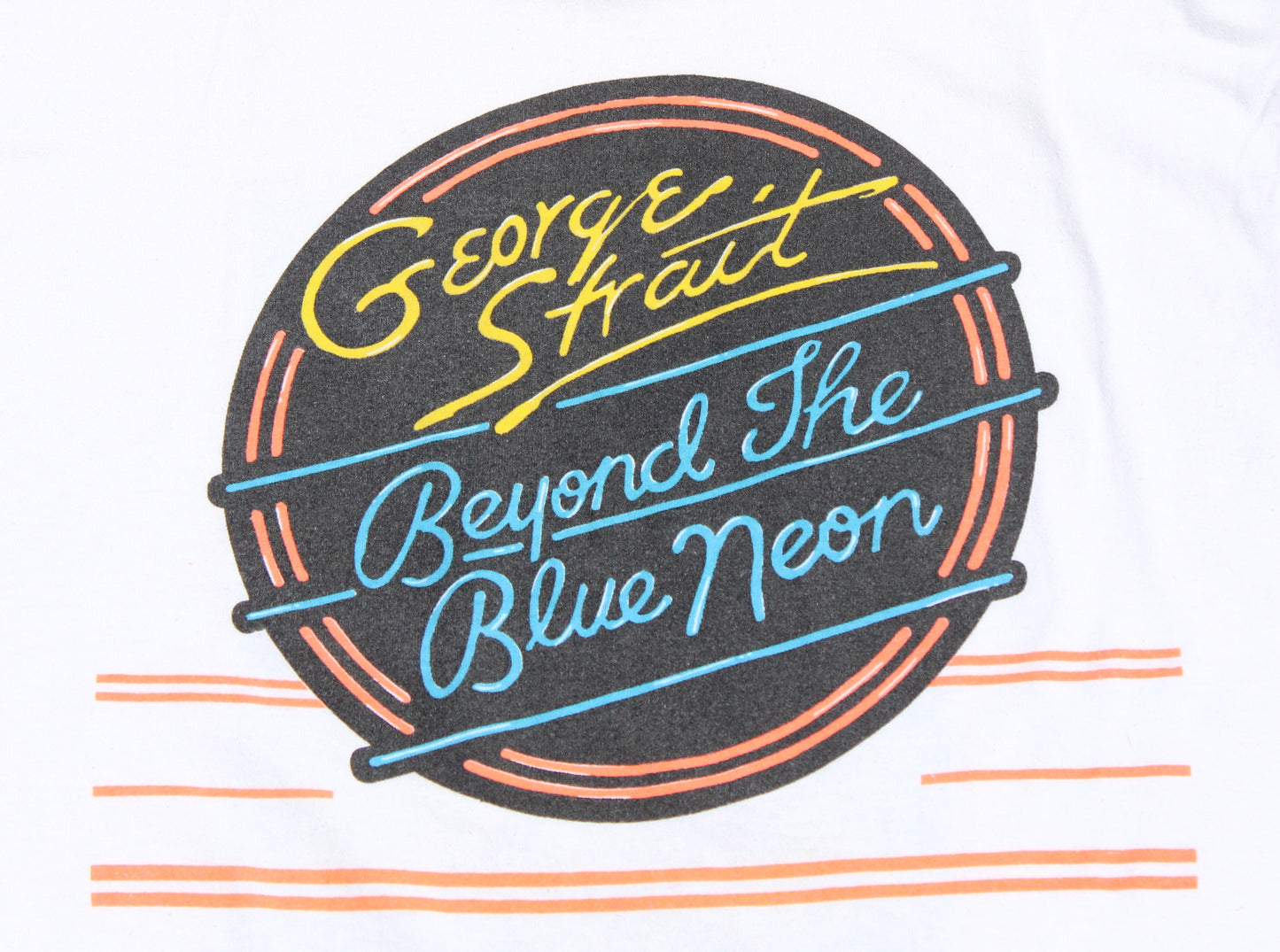 1989 Size Medium George Strait "Beyond The Blue Neon" Tee Shirt