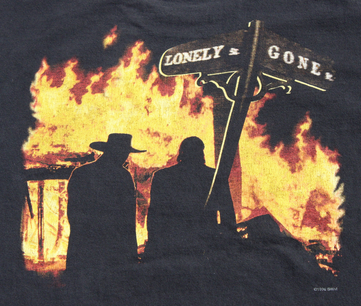 1999 Size XL Montgomery Gentry "Lonely & Gone" Tee Shirt