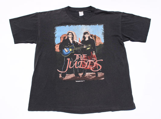 1990 Size XL The Judds "Farewell Tour-Black" Tee Shirt