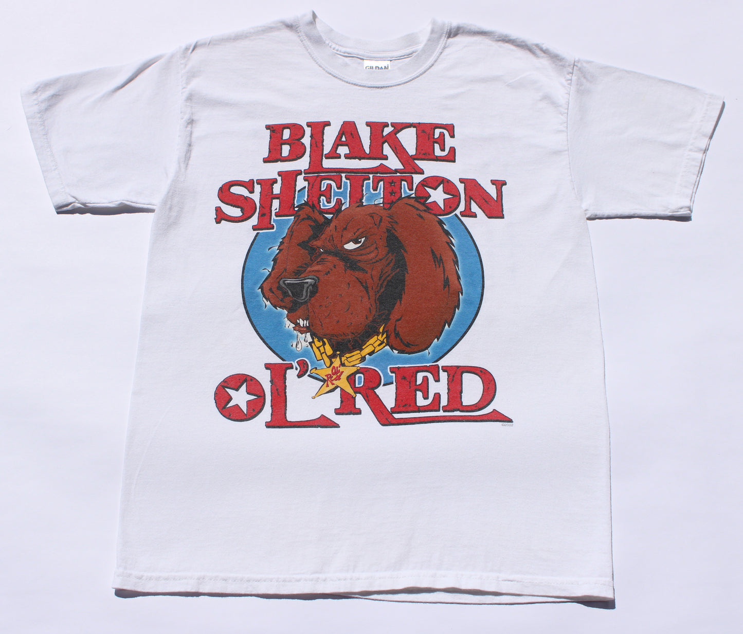 2002 Size Medium Blake Shelton "Ol' Red" Tee Shirt