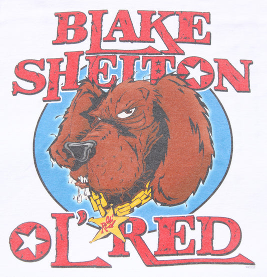 2002 Size Medium Blake Shelton "Ol' Red" Tee Shirt