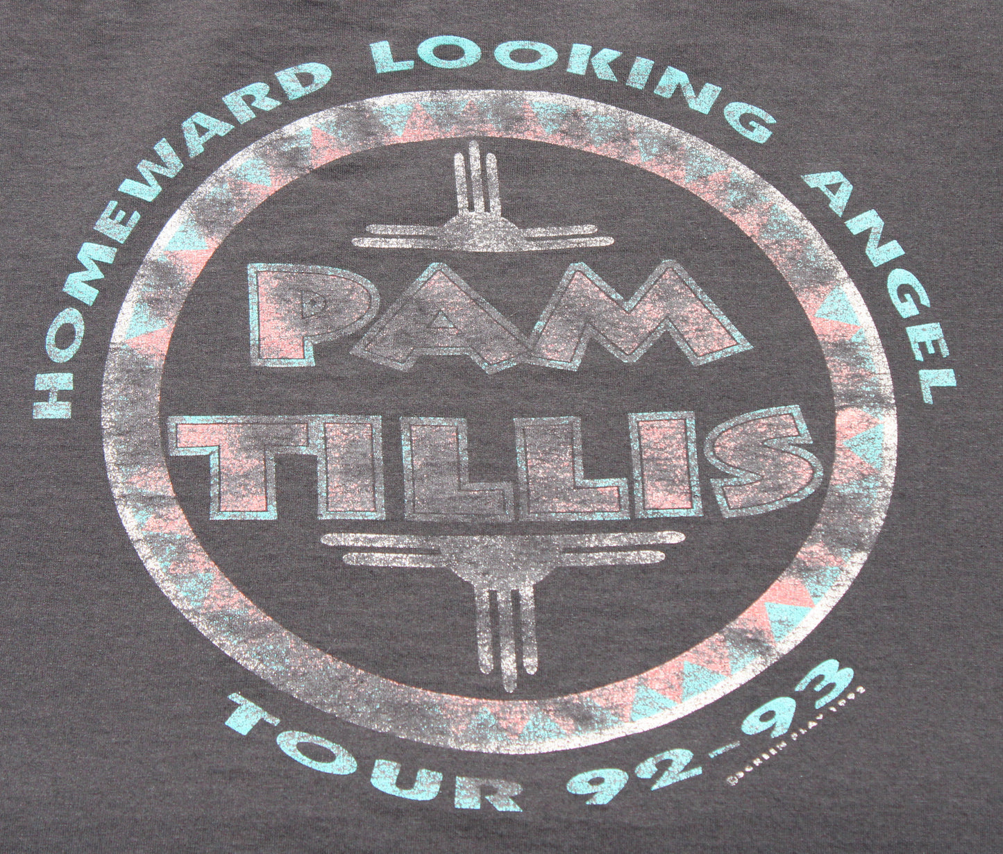 1992 Size Medium Pam Tillis "Homeward Looking Angel Tour" Tee Shirt