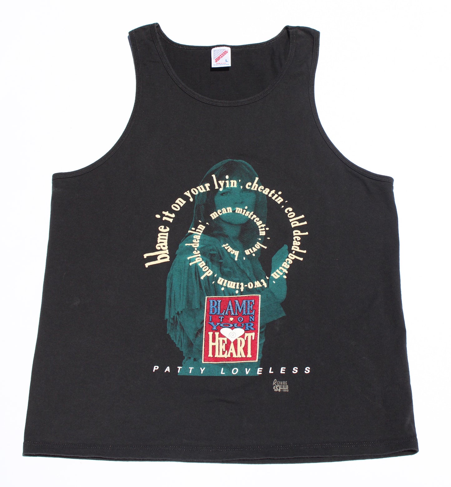 1993 Size Large Patty Loveless "Blame It On Your Heart" Tank Top