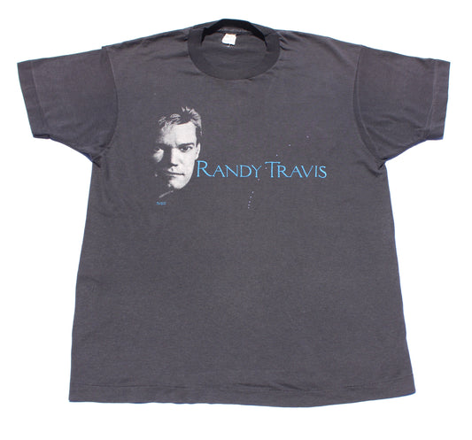 1988 Size Large Randy Travis "Face" Tee Shirt