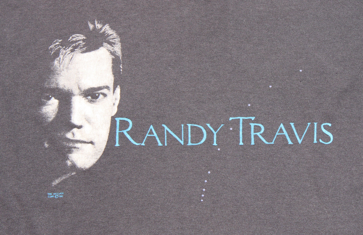1988 Size Large Randy Travis "Face" Tee Shirt