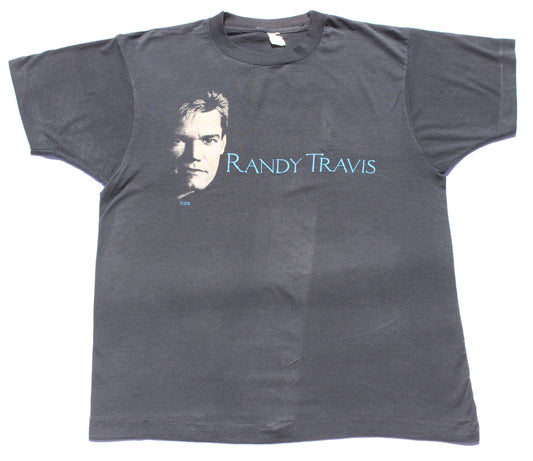 1988 Size Large Randy Travis "Face" Tee Shirt