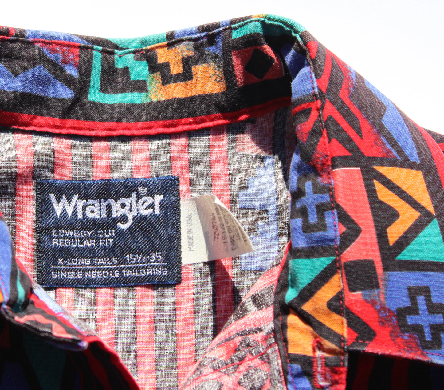 1990's Size Medium Wrangler Rodeo Button Up shirt