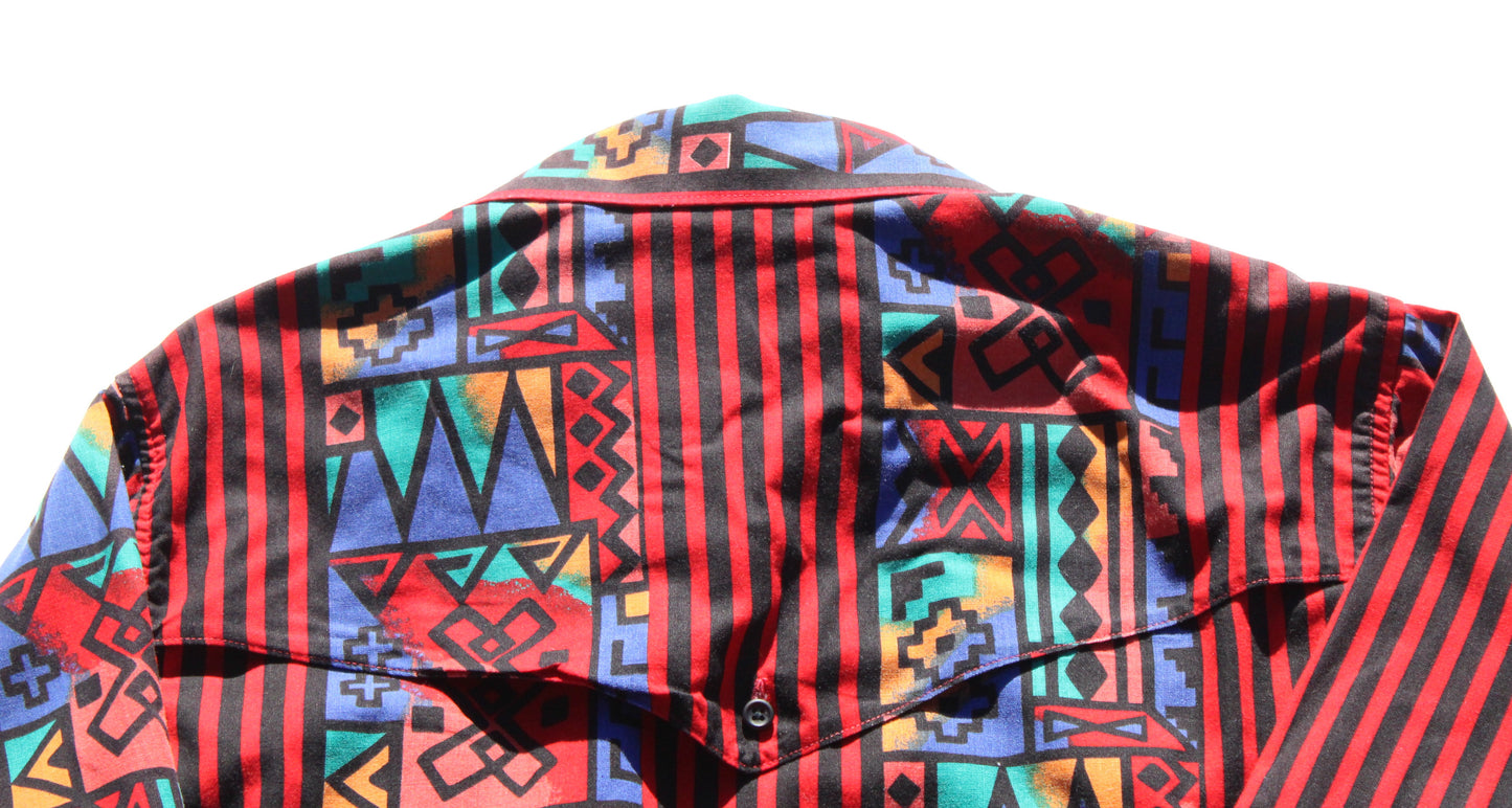1990's Size Medium Wrangler Rodeo Button Up shirt