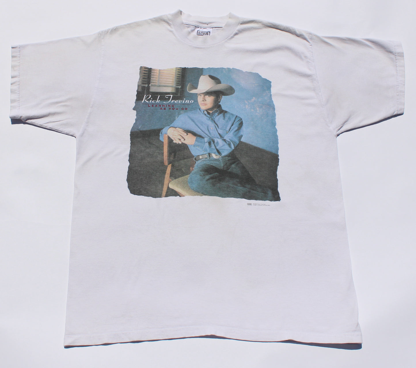 1996 Size XL Rick Trevino "Learning As You Go" Tee Shirt