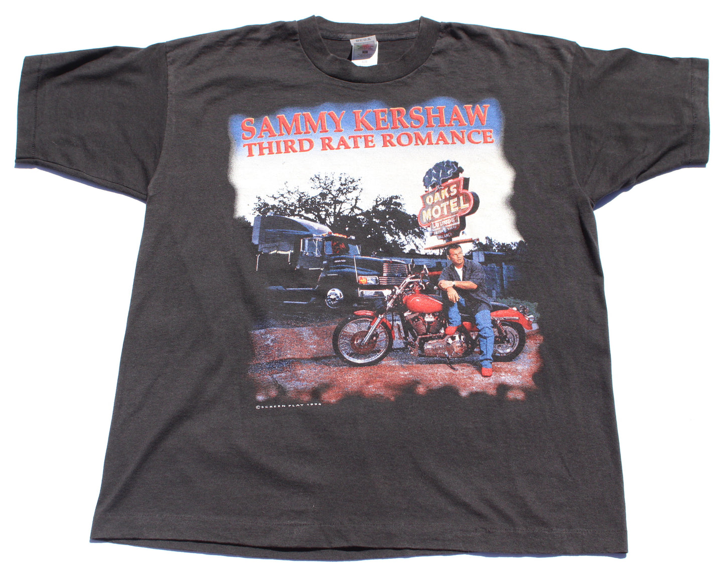 1994 Size XL Sammy Kershaw "Third Rate Romance" Tee Shirt