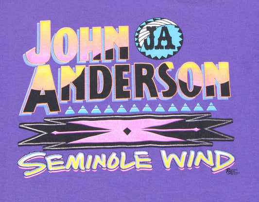 1991 Size Large John Anderson "Seminole Wind" Tee Shirt