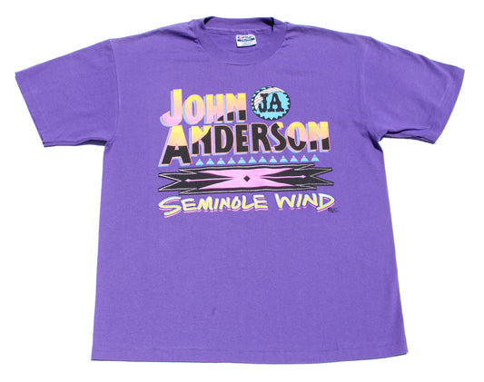 1991 Size Large John Anderson "Seminole Wind" Tee Shirt