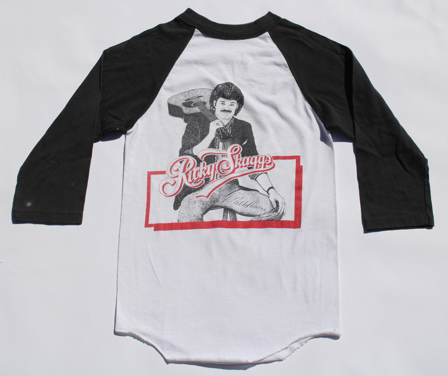 1980's Size XS Ricky Skaggs "Country Boy Tour" Baseball Shirt