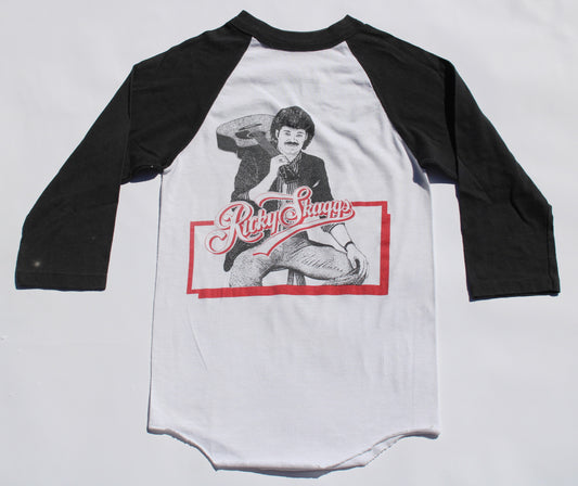 1980's Size XS Ricky Skaggs "Country Boy Tour" Baseball Shirt