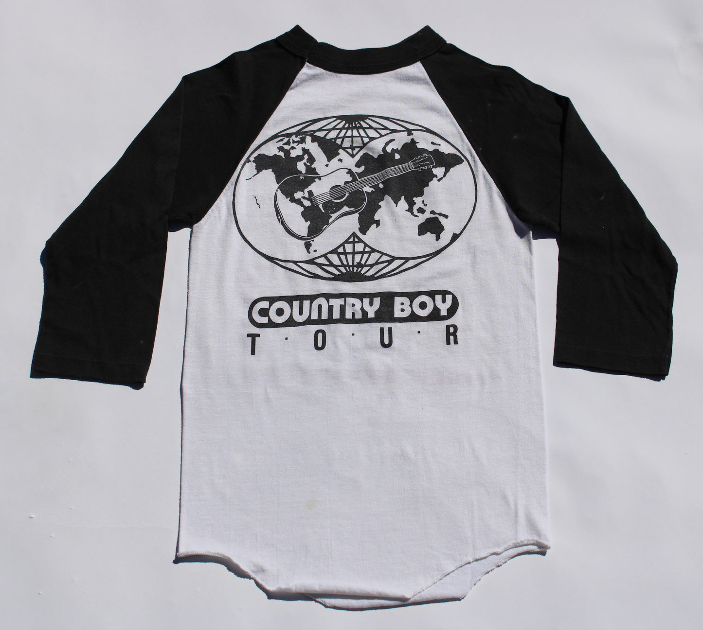 1980's Size XS Ricky Skaggs "Country Boy Tour" Baseball Shirt