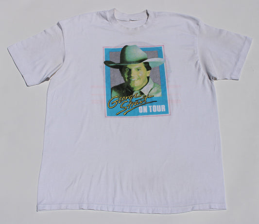 1989 Size XL George Strait "Beyond The Blue Neon" Tee Shirt