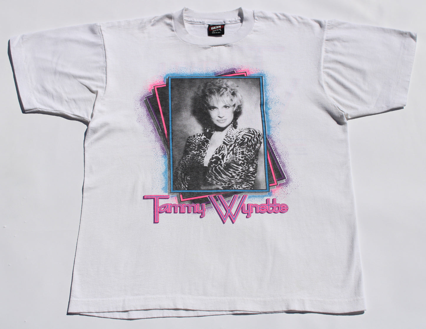 1991 Size Large Tammy Wynette "On Tour" Tee Shirt