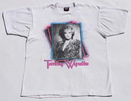 1991 Size Large Tammy Wynette "On Tour" Tee Shirt