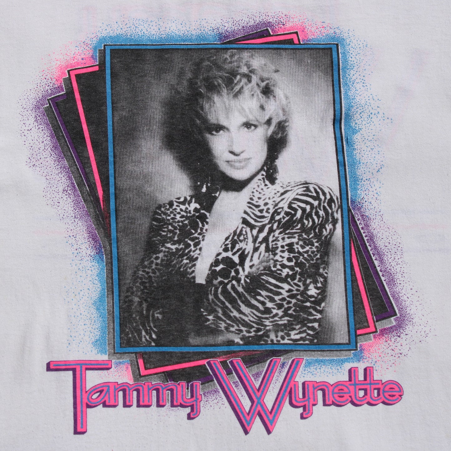 1991 Size Large Tammy Wynette "On Tour" Tee Shirt