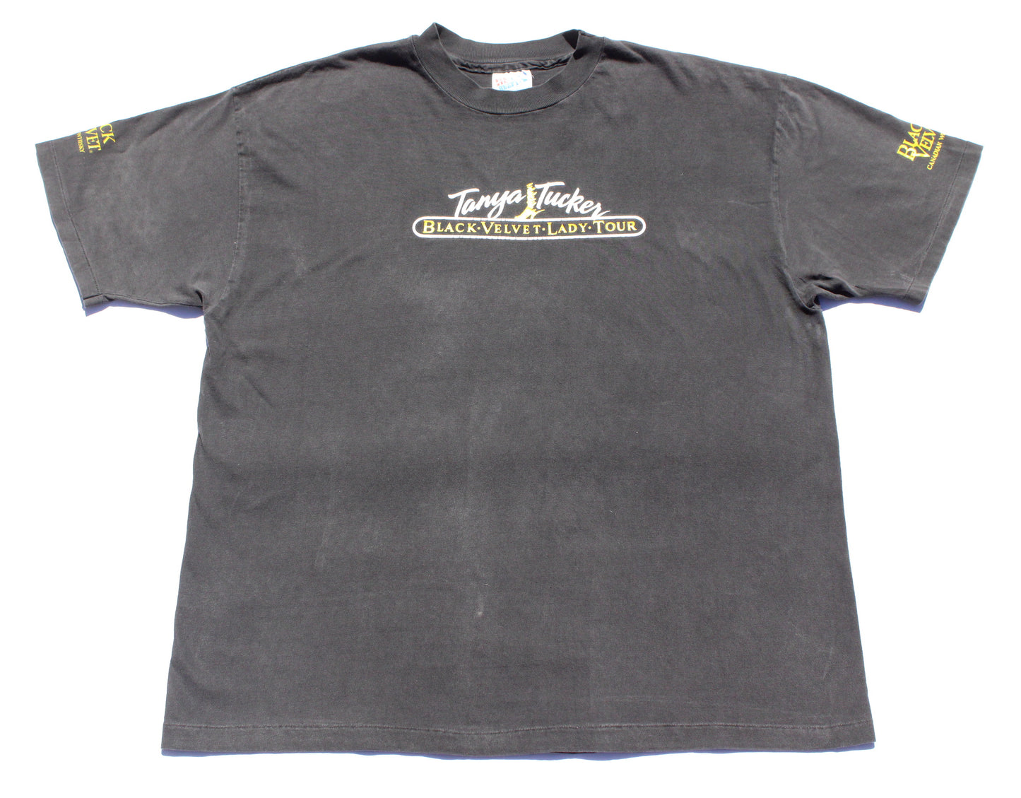 1990's Size XL Tanya Tucker "Black Velvet Lady Tour" Tee Shirt