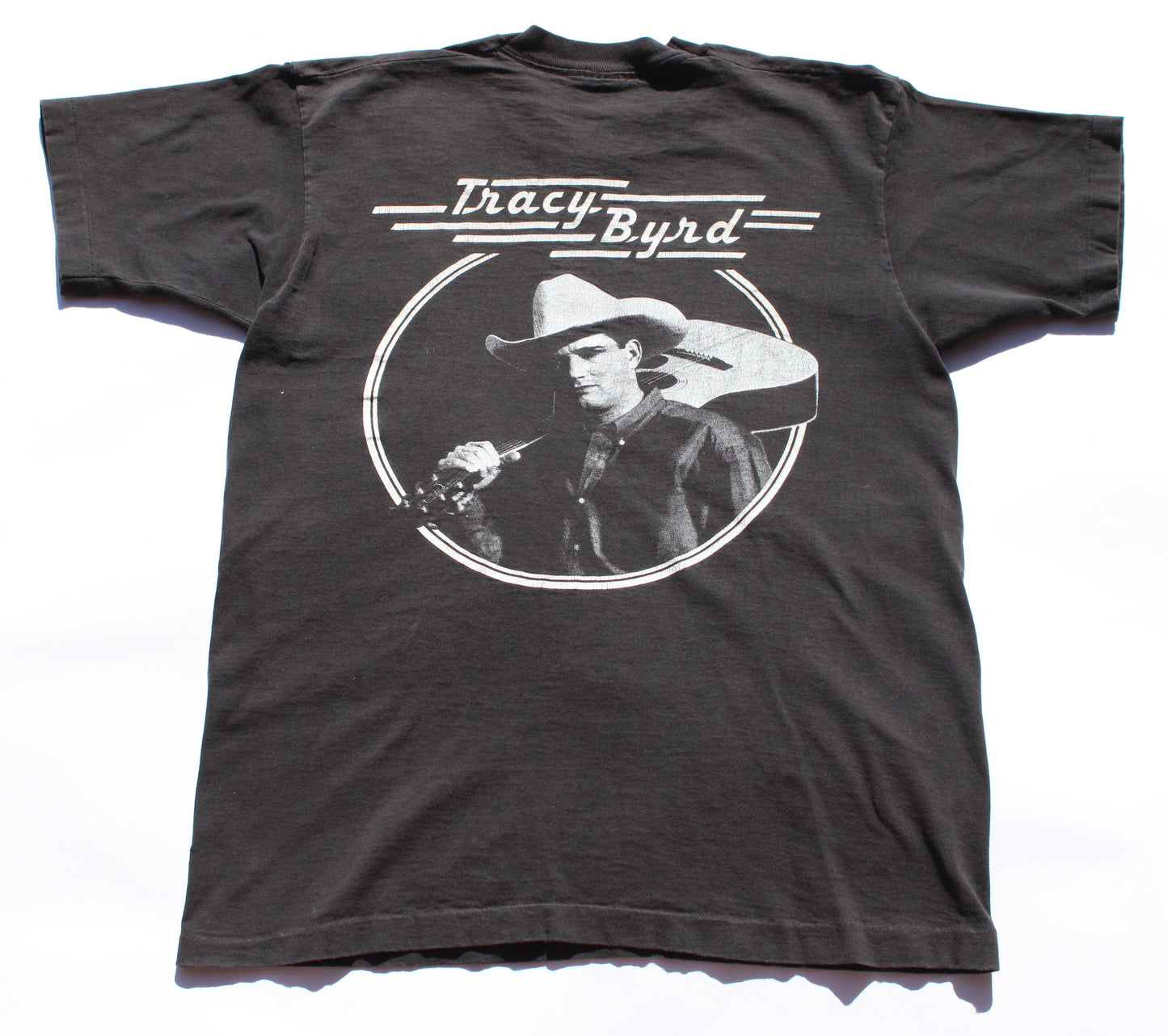 1990's Size Large Tracy Byrd "Logo" Tee Shirt